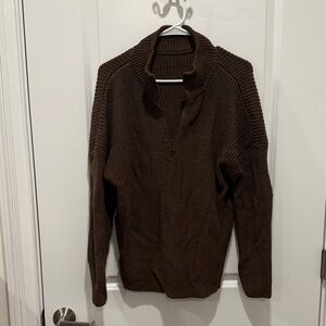Brown Knit Sweater
